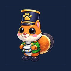Nutcracker Squirrel