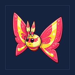Rosy Maple Moth