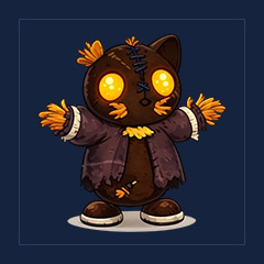 Scarecrow Cat