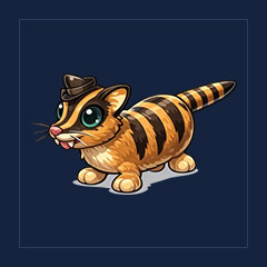 Banded Palm Civet