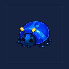 Giant Blue Scarab