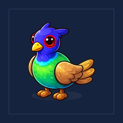 Green-Chested Pheasant