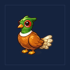 Brown-Chested Pheasant