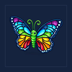 Prismatic Butterfly