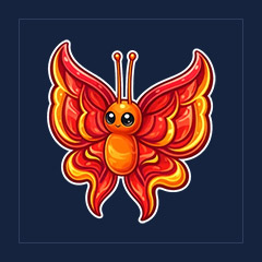 Vermilion Butterfly
