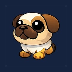 Snowball Pug