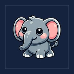 Elephant Sticker