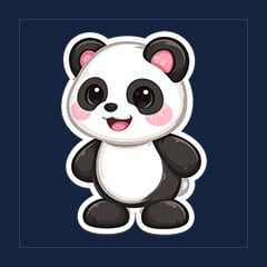Panda Sticker