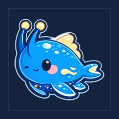 Space Whale Sticker