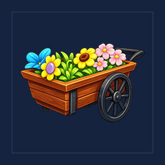 Flower Cart Stroller