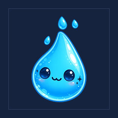 Water Drop Plush