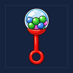 Bubblegum Machine Rattle