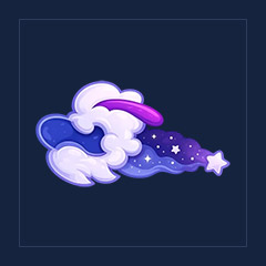 Midnight Dragon Kite