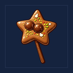 Gingerbread Star Propeller