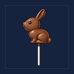 Chocolate Bunny Balloon