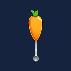 Carrot Rattle