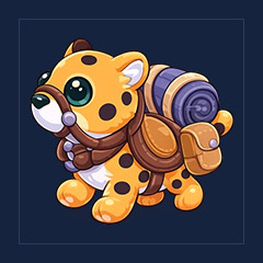 Giant Cheetah Mount