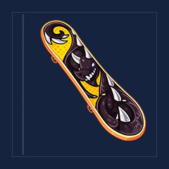 Shadow Dragon Skateboard