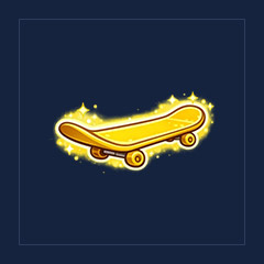 Neon Orange Scooter