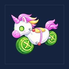 Unicorn Zombie Ponycycle
