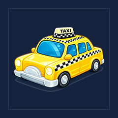 Yellow Taxi Cab