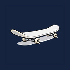White Skateboard