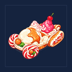 Candy Snowmobile