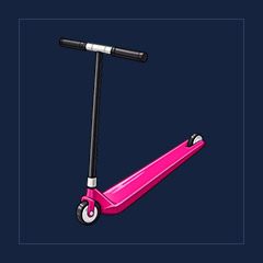 Pink Scooter