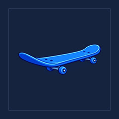 Blue Skateboard