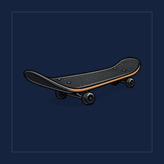 Black Skateboard