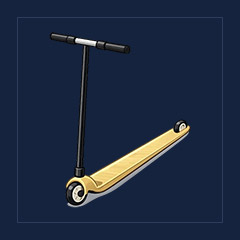 Gold Scooter