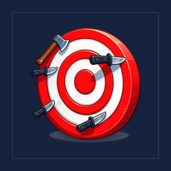 Throwing Knife Target