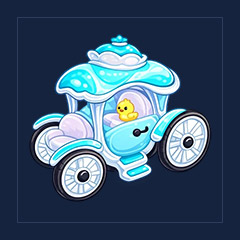 Lavender Teapot Carriage