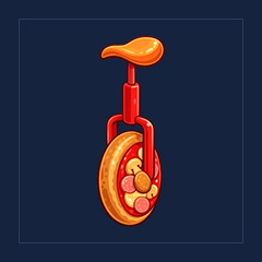 Pizza Unicycle