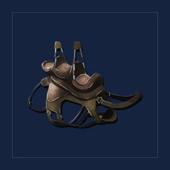 Gallimimus Saddle