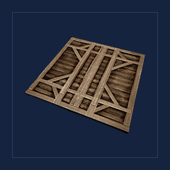 Wood Large Cellar Door [x10]
