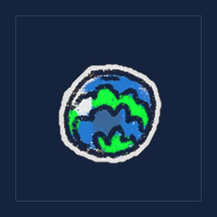 Blue And Green Marble