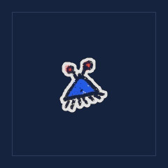 Blue Triangle Critter