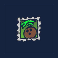 Coconut Field Stamp