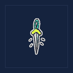 Cyan Hilted Sword