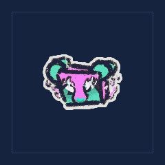 Glowering Gummy Bear