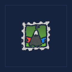Mountain Top Field Stamp