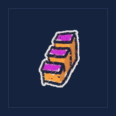 Orange Step Array