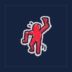 Red Doodle Person