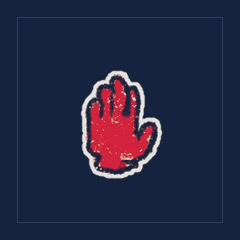 Red Palm Hand
