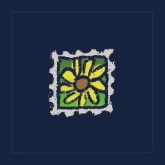 Sunflower Field Stamp