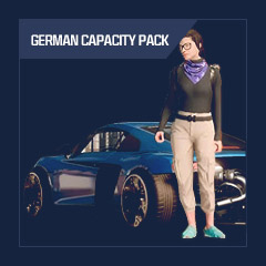 German Capacity Pack: R8 | 911 GT3 RS | M4 G82 | 35M Money