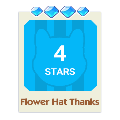 Flower Hat Thanks