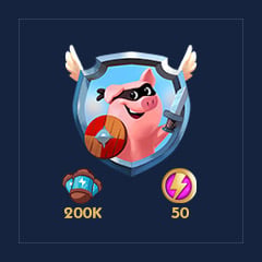 [ 200K Spins ] + [ 50 Thor ] + ( Random Coins, Stars, Gem, Map and Pets )