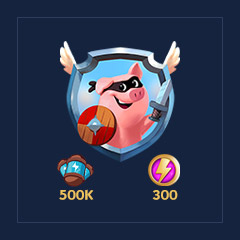 [ 500K Spins ] + [ 300 Thor ] + ( Random Coins, Stars, Gem, Map and Pets )